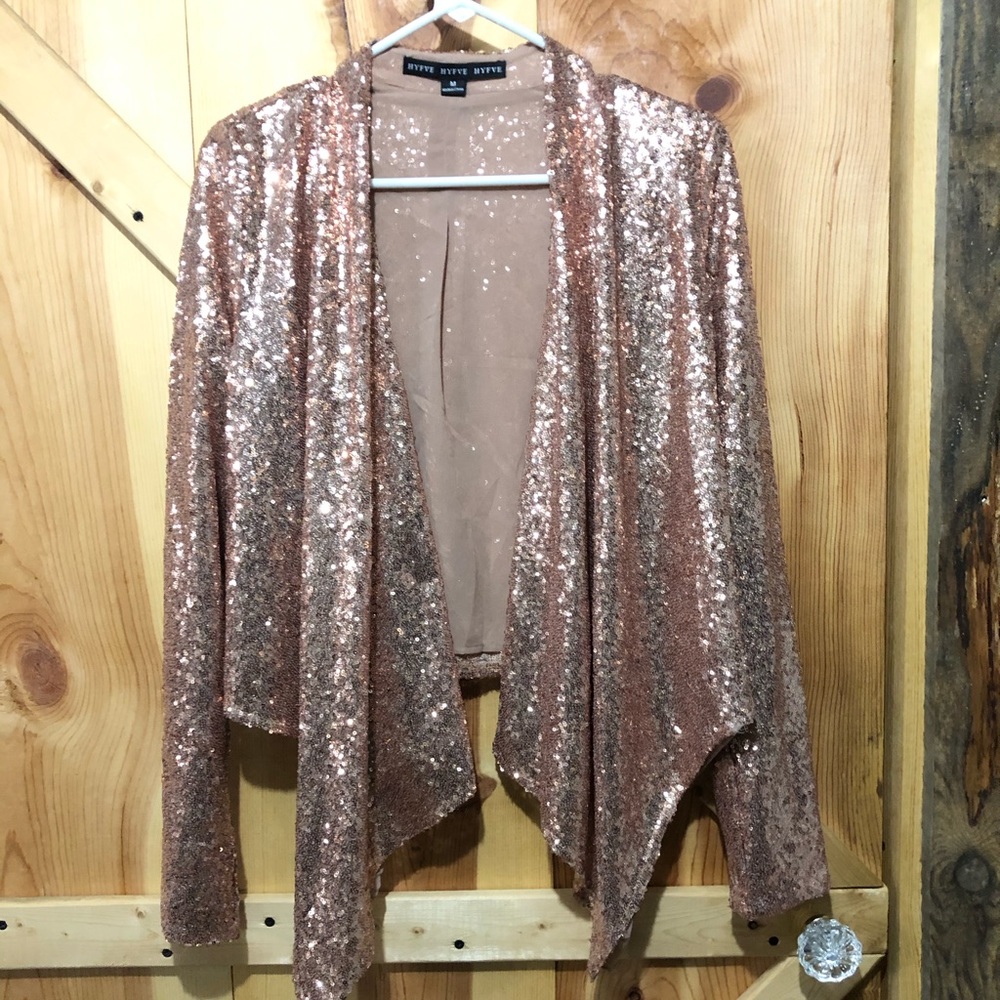 Hyfve Sequence Open Drape Cardigan - image 1